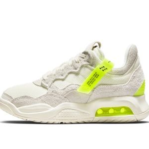 NIKE -Womens Jordan MA2 'Pale Ivory Volt' - Worn Once